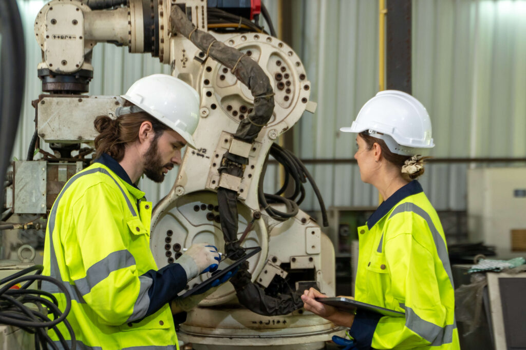 inspecting plant equipment